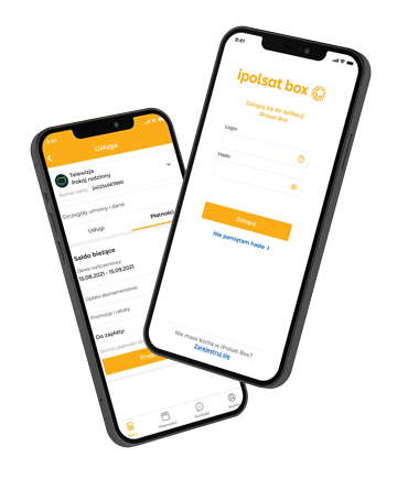 Telefon z aplikacja ipolsatbox