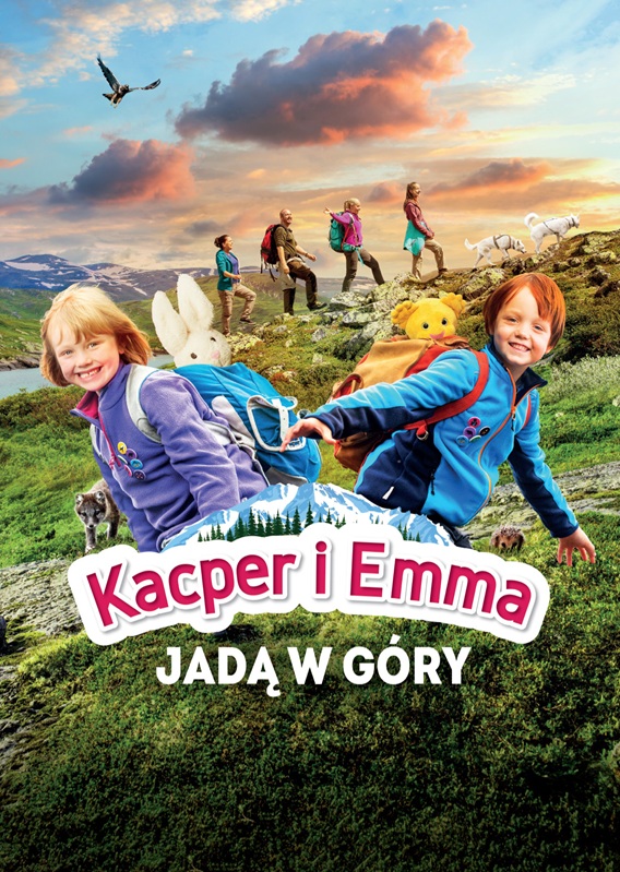 plakat filmu Kacper i Emma jadą w góry